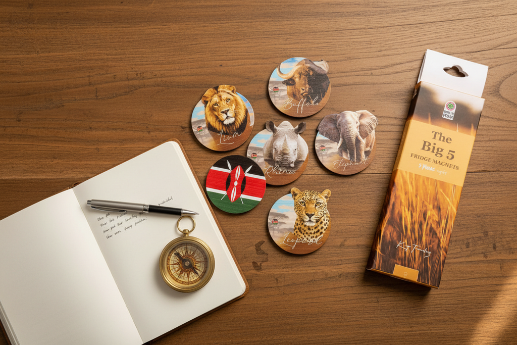 Big 5 Magnets Travel Flat Lay