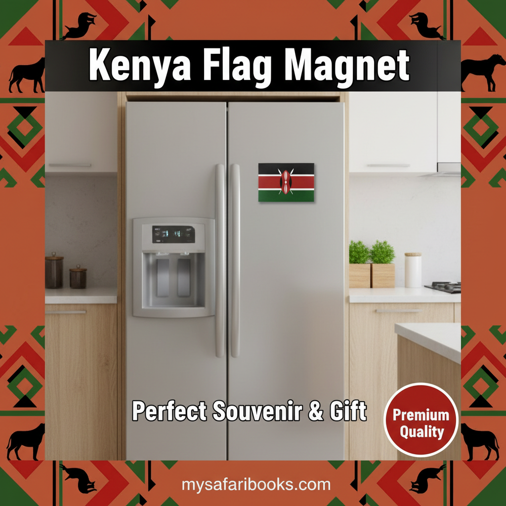 Kenya Flag Fridge Magnet Instagram Poster