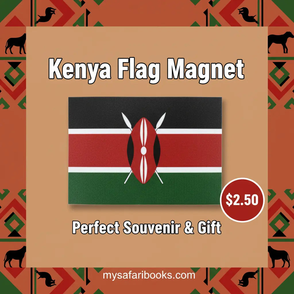 Kenya Flag Magnet Promo Poster