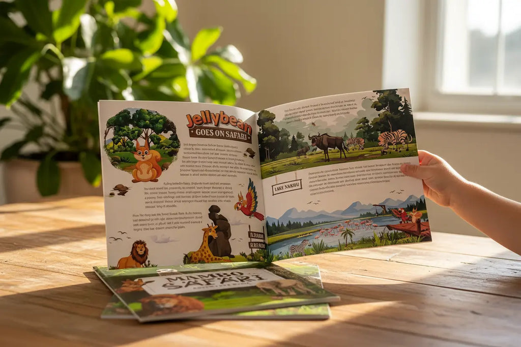 Mambo Safari Adventure Book Lifestyle Shot