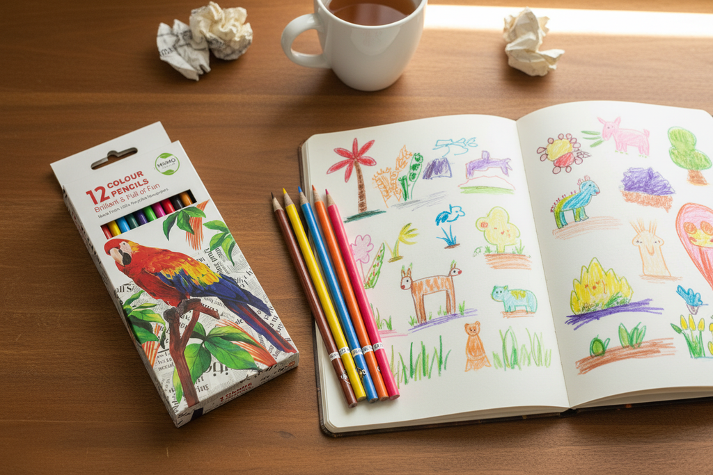 Momo Colour Pencils Lifestyle Shot